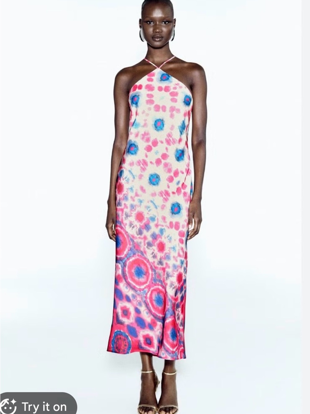 Zara Tie-Dye Maxi Dress